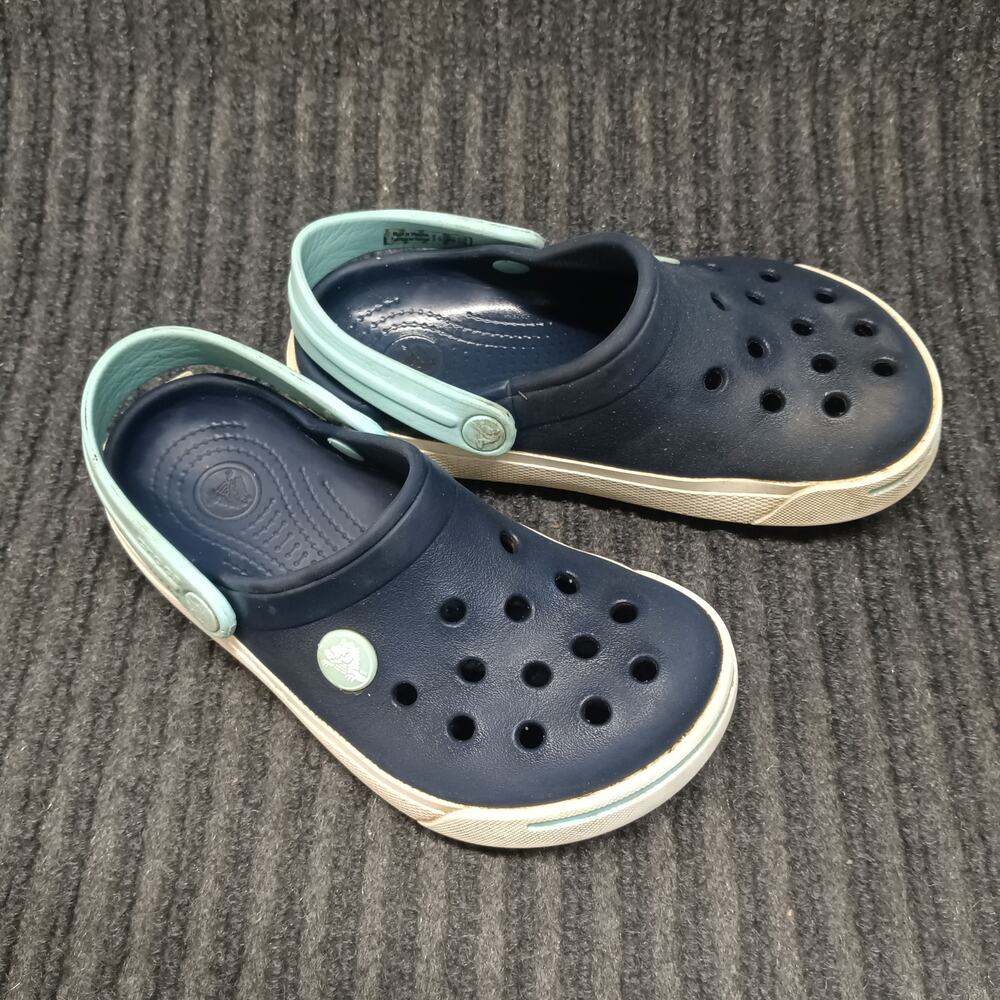 Crocs Classic Kids Clog Waterproof Sandals Blue - Picture 1 of 6